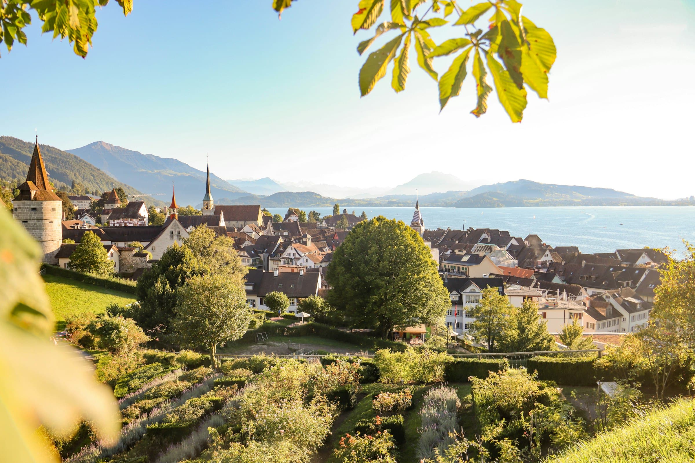 View of Zug, Switzerland, where Aurelius Group is headquartered